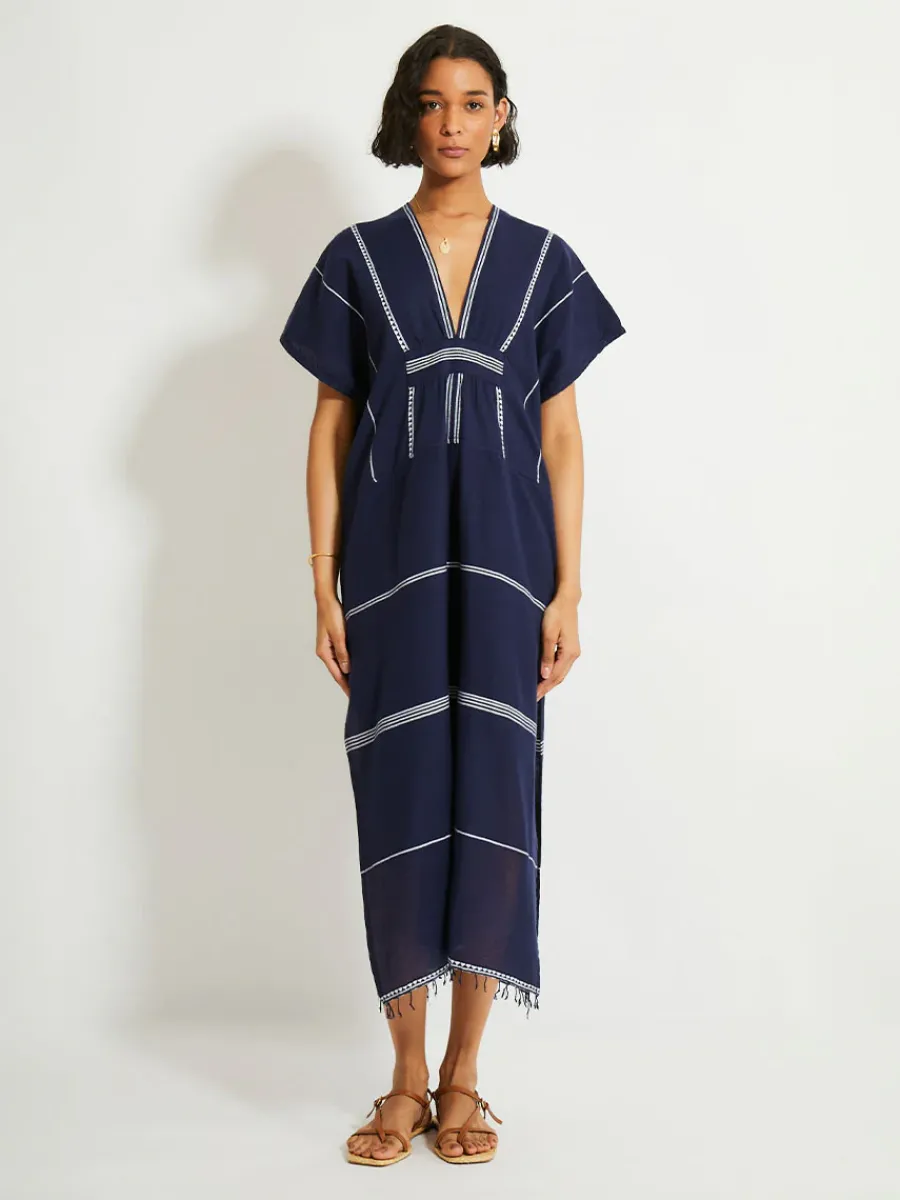 GASIRA | V Neck Caftan<lemlem Discount