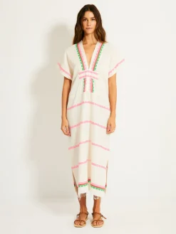 GASIRA | V Neck Caftan<lemlem Hot