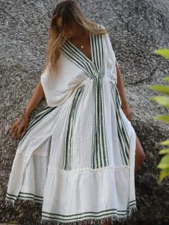 LEILA | Plunge Dress<lemlem Hot