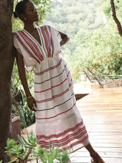 LEILA | Plunge Dress<lemlem Discount