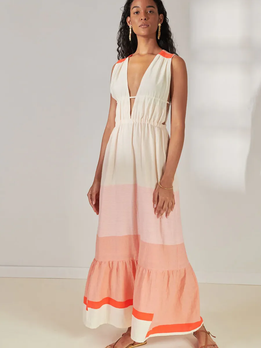 LELISA | V Neck Dress<lemlem Discount