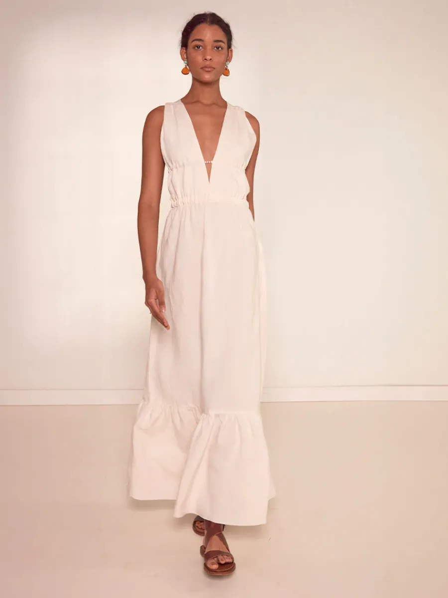 LELISA | V Neck Dress<lemlem Fashion