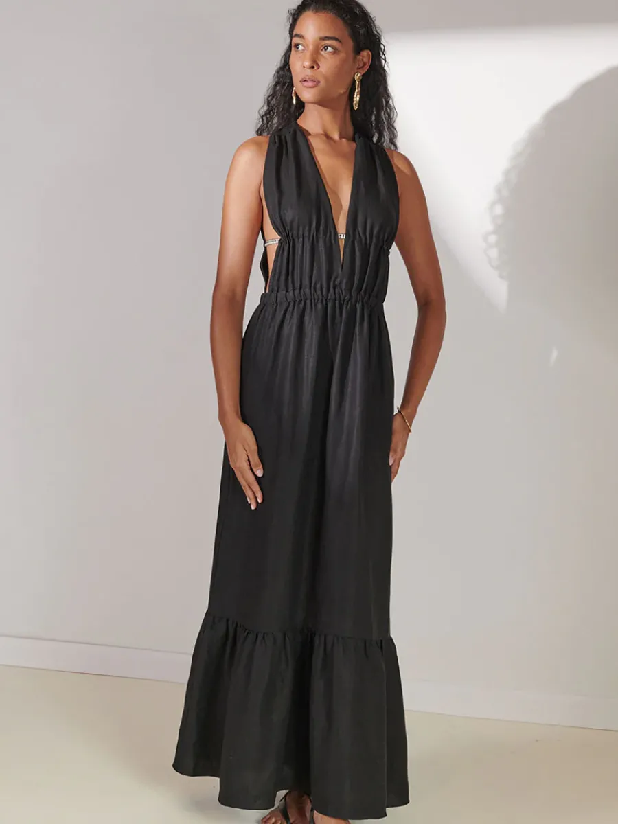 LELISA | V Neck Dress<lemlem Sale