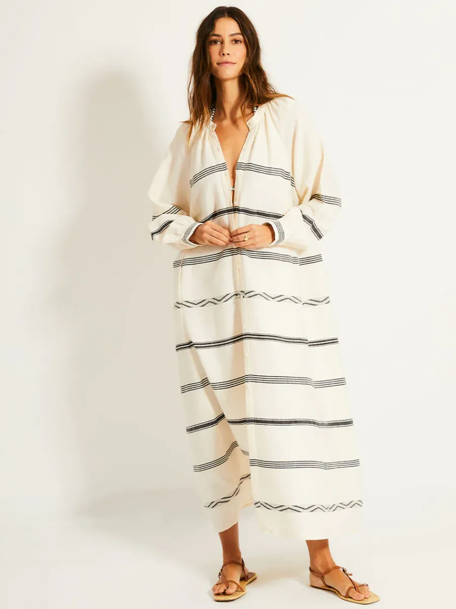 MAKEDA | Button Up Dress<lemlem Sale