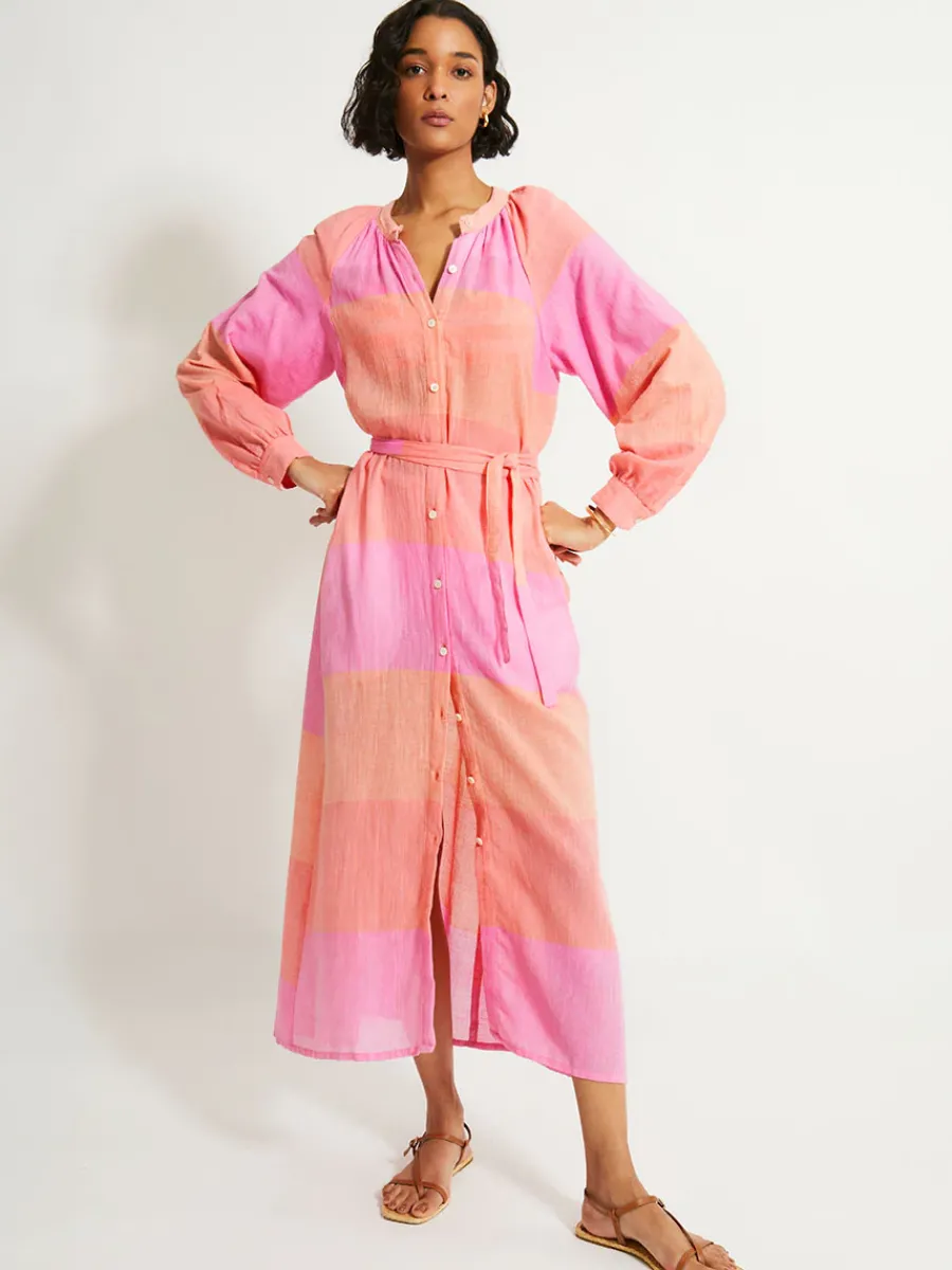 MAKEDA | Button Up Dress<lemlem Outlet
