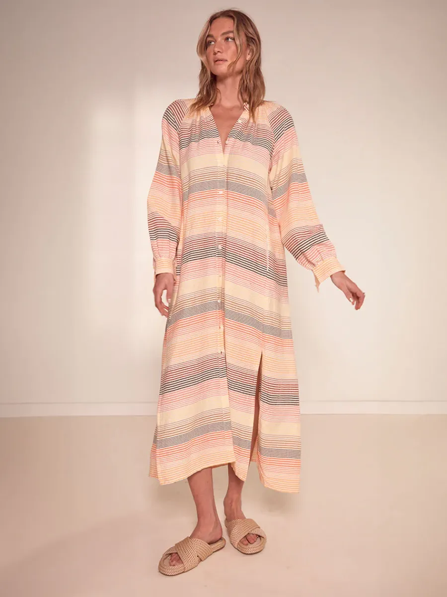 MAKEDA | Button Up Dress<lemlem Sale