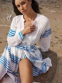 MAKEDA | Button Up Dress<lemlem Fashion
