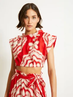 MUNA | Ruched Crop Top<lemlem Fashion