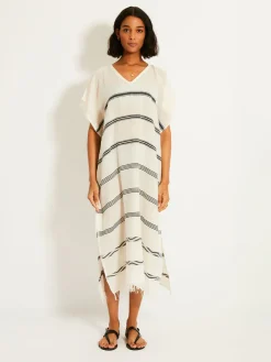 DALILA | V Neck Caftan<lemlem Discount